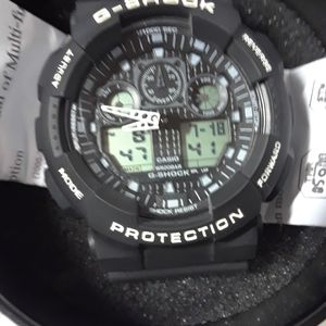 Casio G-Shock GA-100L-2A BLACK Resin Men's Watch
